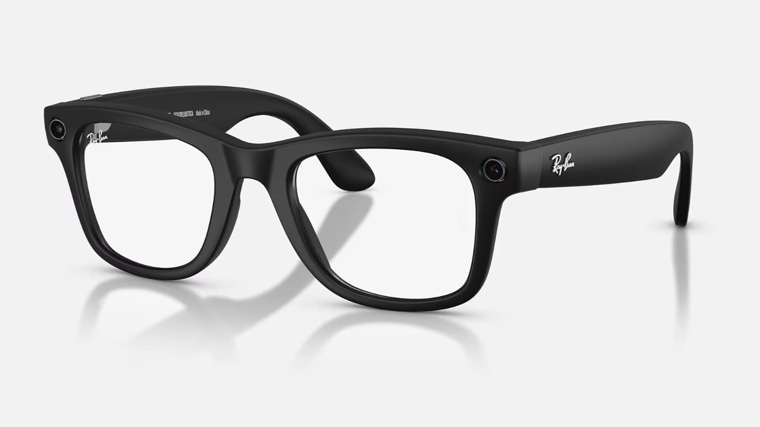 Ray-Ban Meta Wayfarer Gen 2 Matte Black with Clear Lenses