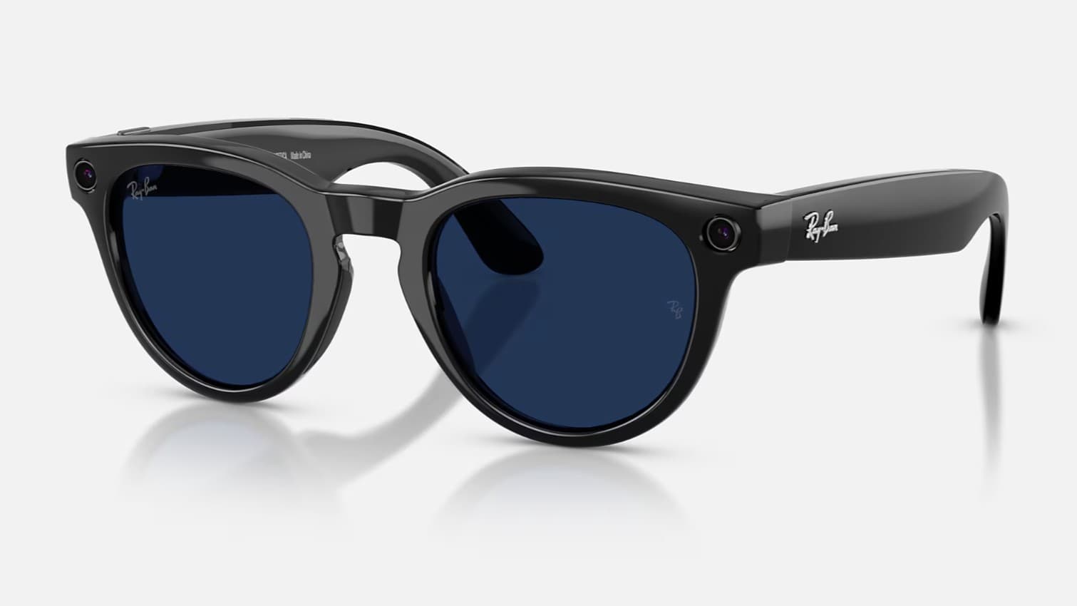 Ray-Ban Meta Headliner Gen 2 Shiny Black with Transitions® Clear/Sapphire Lenses