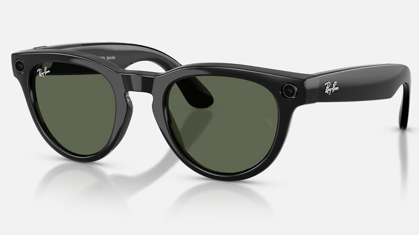Ray-Ban Meta Headliner Gen 2 Shiny Black with Green Lenses
